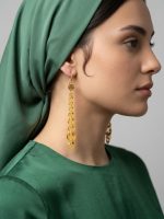 گوشواره آویز پولکی