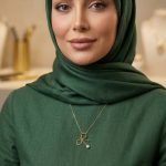آویز پاپیون و مروارید